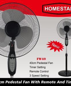 FW40-40cm Pedestal Fan With Remote and Timer