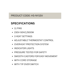 11 Fin Oil Heater