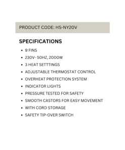 9 Fin Oil Heater