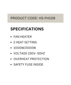 Fan Heater 2000W